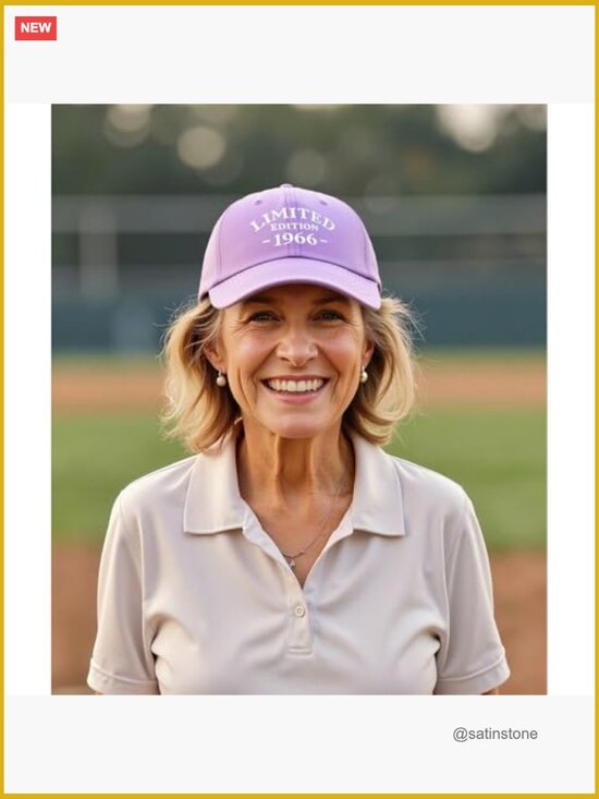 60th Birthday Adjustable Washed Cotton Embroidered Baseball Cap main image 4
